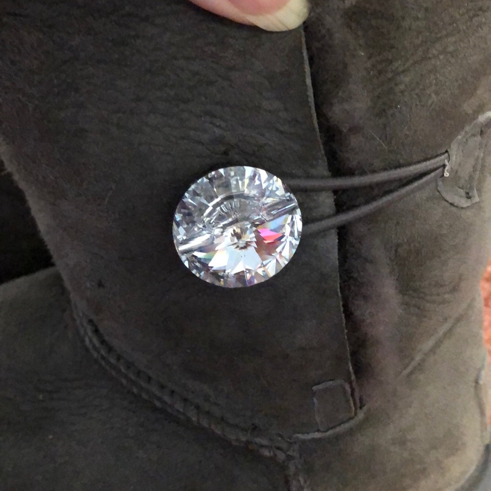 Ugg Grey Swarovski 🎉HP🎉Crystal Boots - Picture 4 of 8